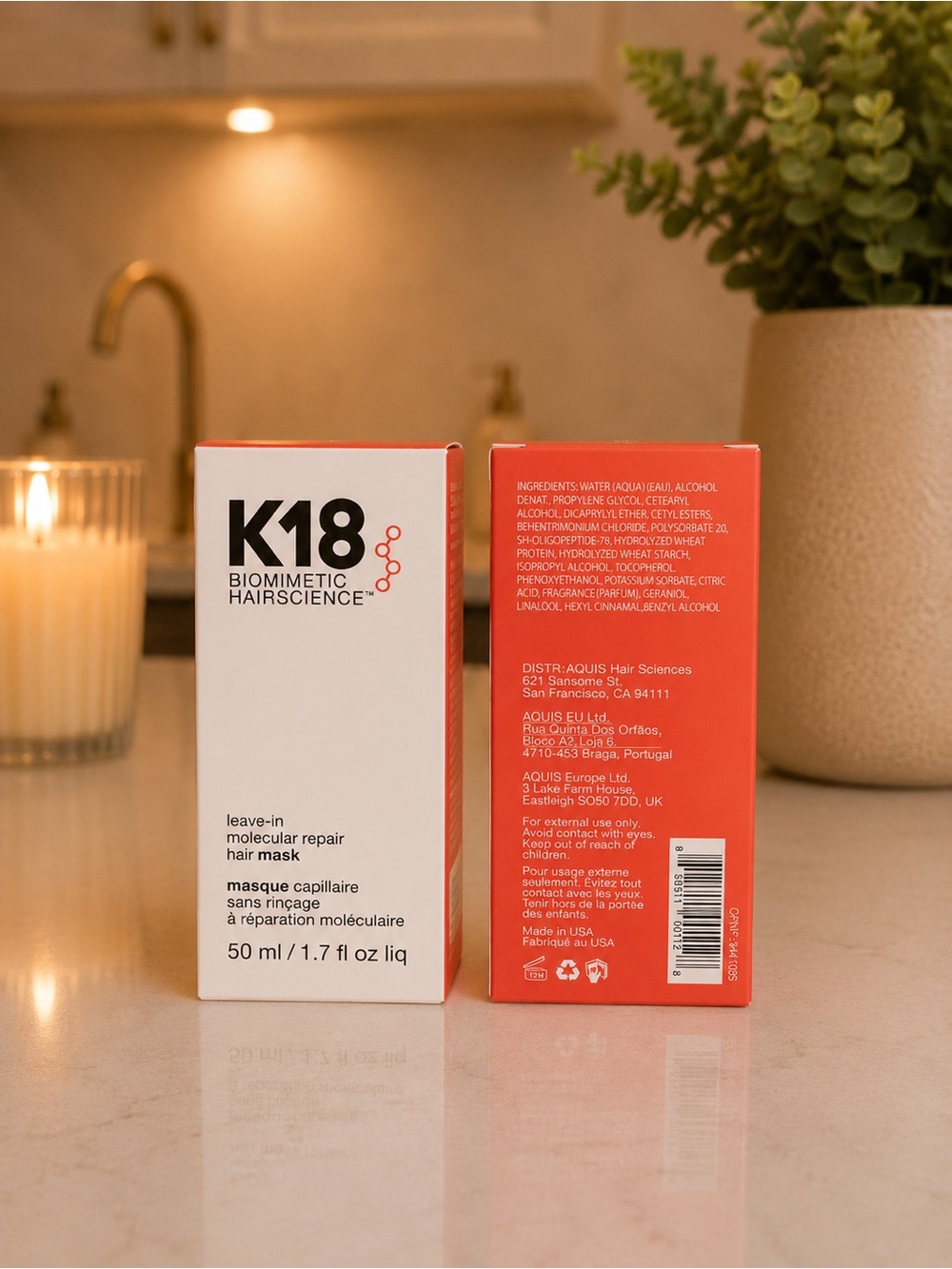 BNIB ✨ K18 Biomimetic Hairscience Leave-In Molecular Repair Mask 🎀